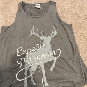 Warner Bros. Gray Harry Potter Tank Top